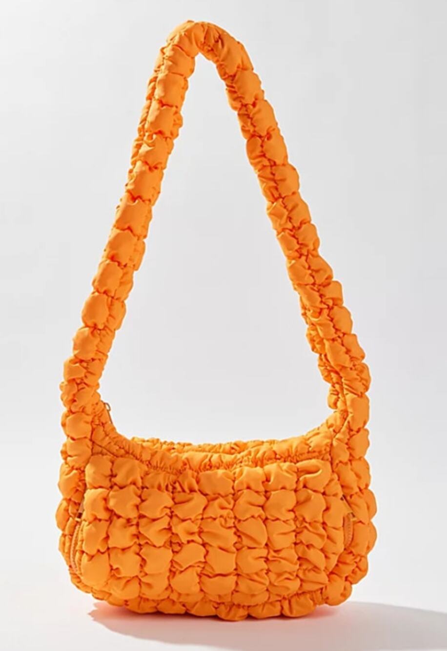 URBAN OUTFITTERS Quilted Puffer Crossbody NWT Orange Messenger Bag